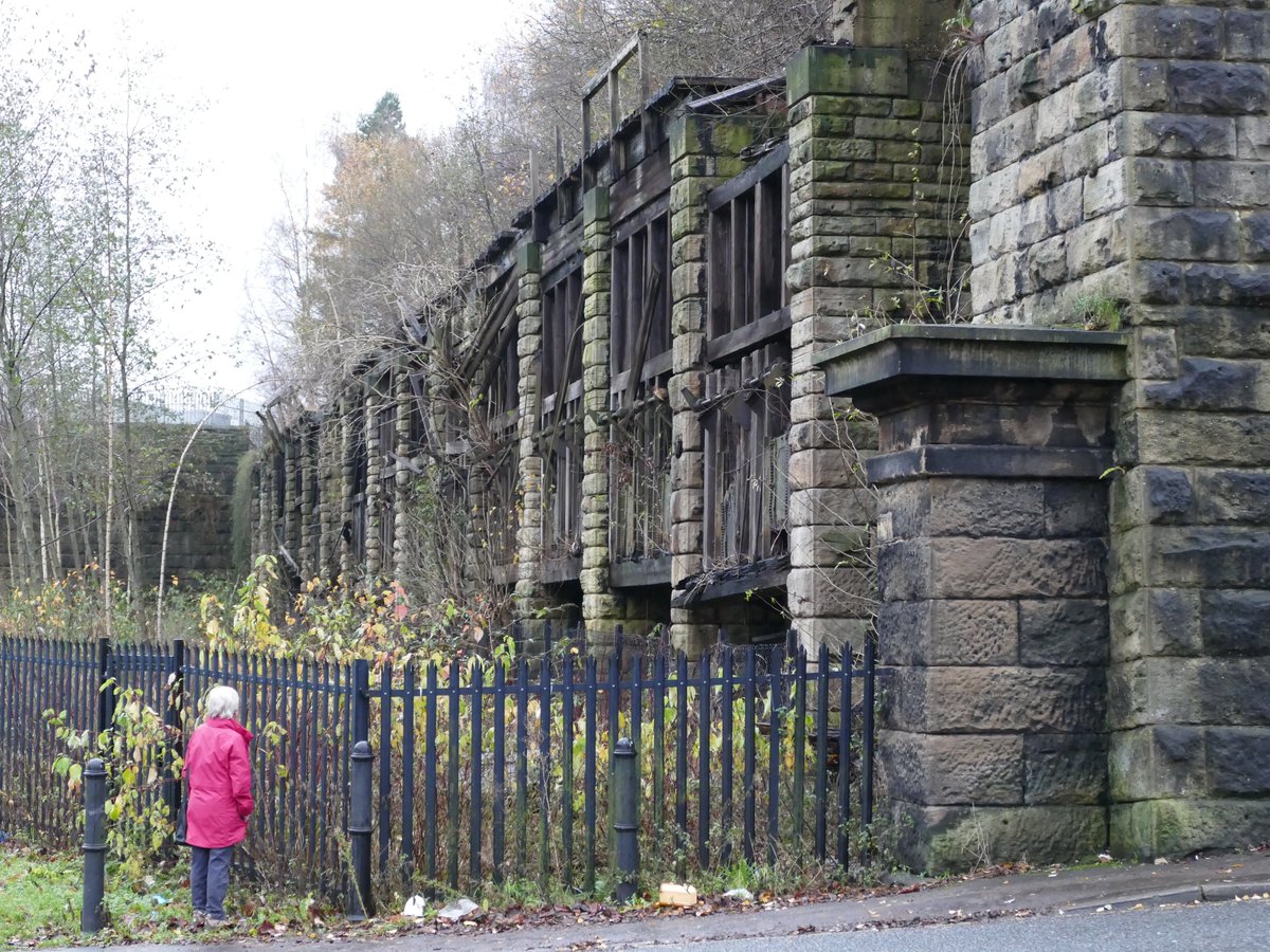 thevicsoc's tweet photo. Top Ten Endangered Buildings 2021, 9/10: Halifax Coal Drops are a rare and large scale survivor from the industrial era. Funds are now needed to conduct a structural survey and start a plan to save this vital part of Halifax’ heritage. Read more: https://t.co/PoQGR5thTR https://t.co/uCDrdHxbBE