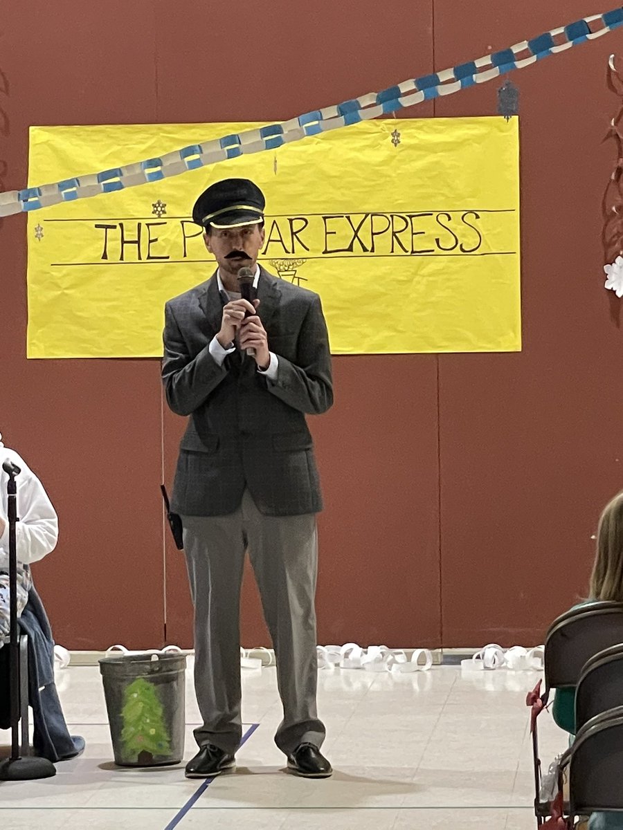 MrsBurress's tweet photo. What a fun ride on the Polar Express to kick off our last day before break! #MB https://t.co/pWS2MdviNq