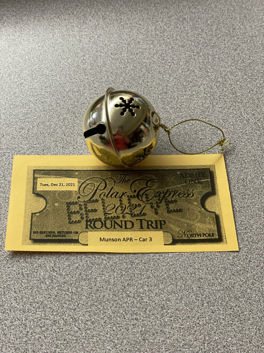 What a fun ride on the Polar Express to kick off our last day before break! #MB