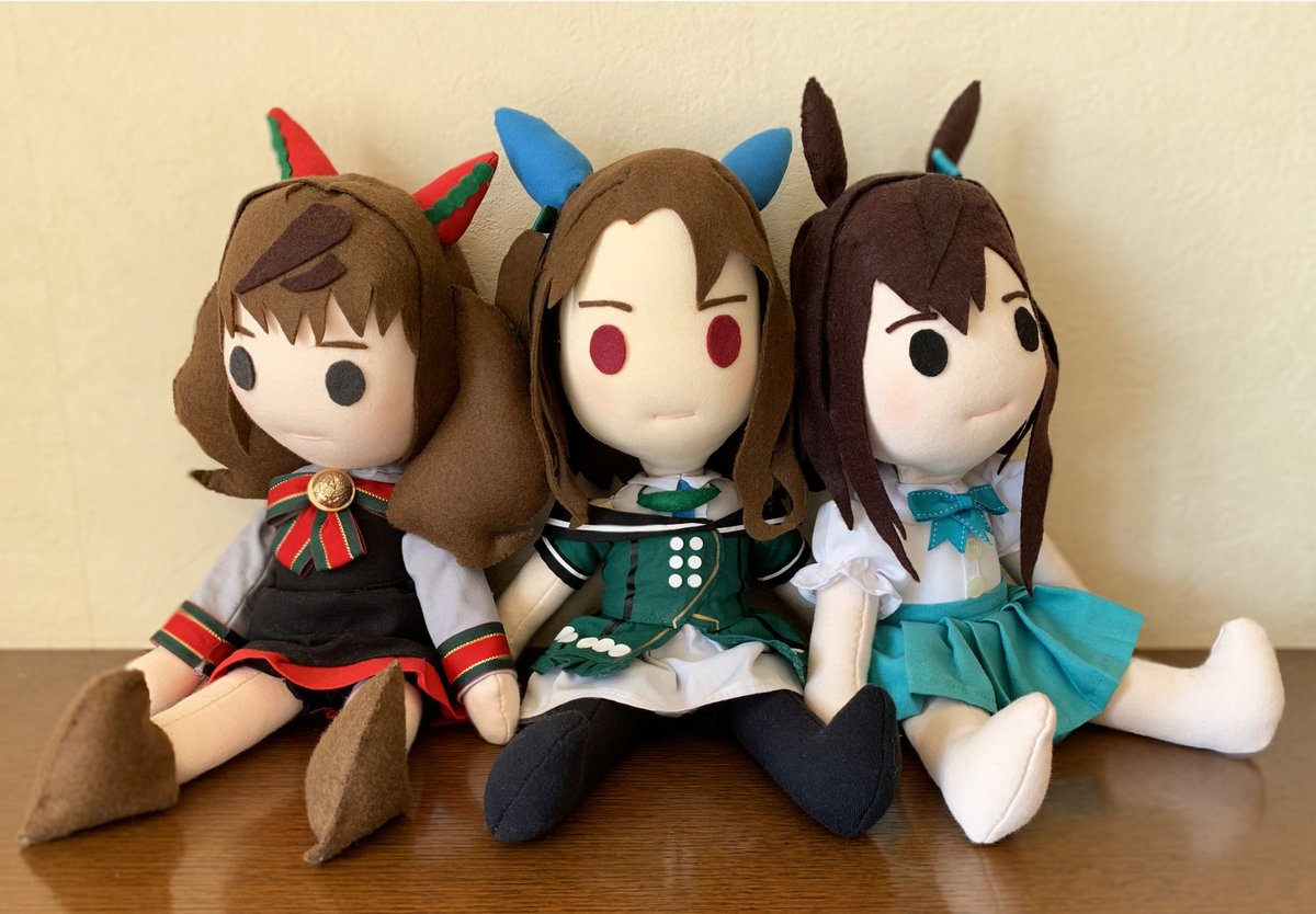 LupinusCreative's tweet photo. 固定ツイート更新用。
下手の横好きでぬいぐるみ等を作っております。
ウマ娘の自作ぬいぐるみをメインに制作しています。
#ウマ娘手芸部 https://t.co/HKFOERxK30