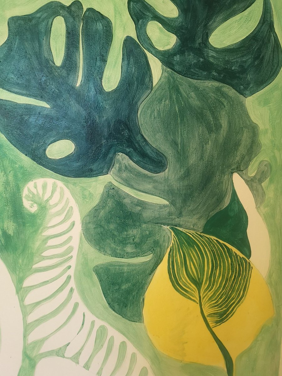 AdaJusic's tweet photo. I'm winding down my practice as I prepare for maternity leave, but I am staring a new #mural project 😅 https://t.co/VVMOmxPA2X