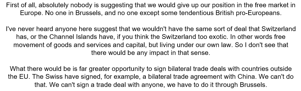 BullshM's tweet photo. @Dam_outsider @timolarch Hannan's quote was a misspeak. Here's what he said at the start of the interview. He says "free market" a couple of times but mistakenly says "single market" once at the end and people are still digging it up 7 years later. https://t.co/XRiB1D6Rgj