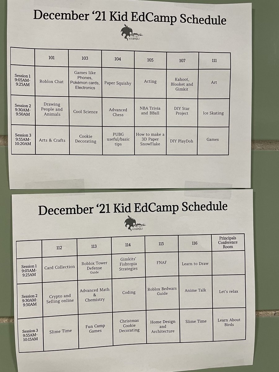 bess_murphy's tweet photo. And we’re doing this! We love #KidEdCamp @JerichoMS @LDouglasjms @donald_gately @_ChadGleason https://t.co/LciMvo8aZ8