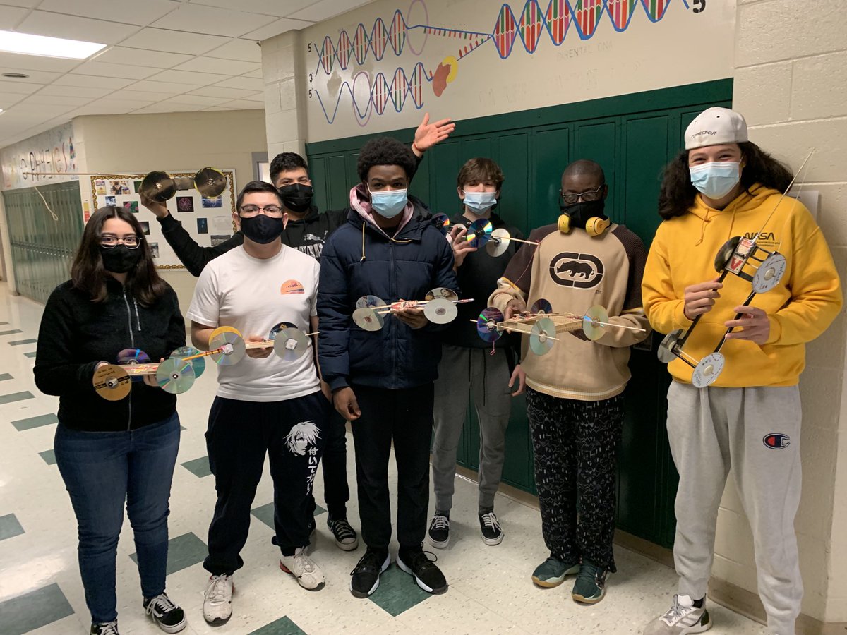 peterlamoreaux's tweet photo. #BHSPhysics students did a great job on their Mousetrap Cars. Top honors goes to George with a distance of 28 m. #NeedALongerTapeMeasure #ProjectBasedLearning. https://t.co/kmTAPDEE5Z
