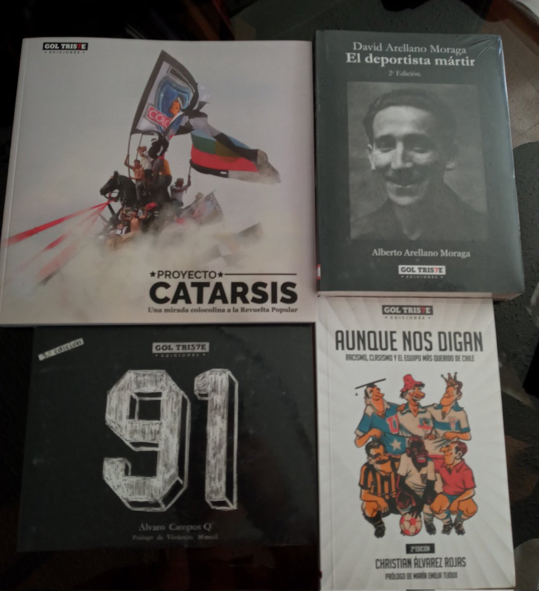 GolTriste's tweet photo. HOY
Compra y retira en Ñuñoa y asegura un regalo colocolino.
*Descuento para socios y socias del club.
#ProyectoCatarsis, #ElDeportistaMartir, #AunqueNosDigan y #91ElLibro. https://t.co/sRkBD7tzDn