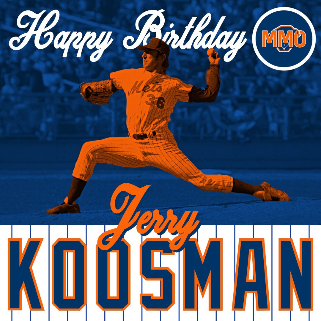 Happy birthday to a sensational southpaw, Jerry Koosman!  