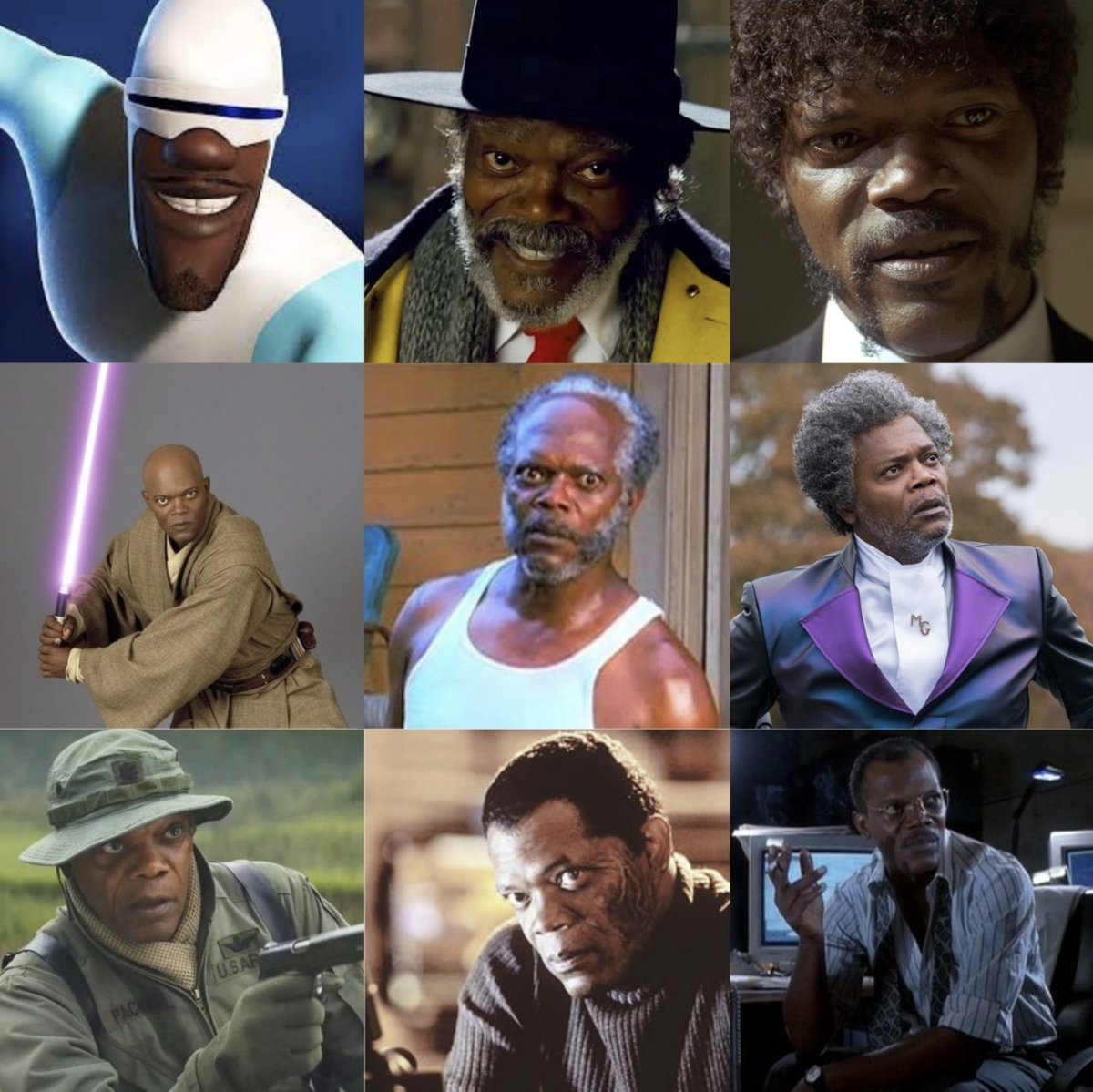 JWulen's tweet photo. "Johnny Depp es el actor más camaleónico del mundo"
*Samuel L. Jackson*: sujétame la polla https://t.co/IvcJfd354t