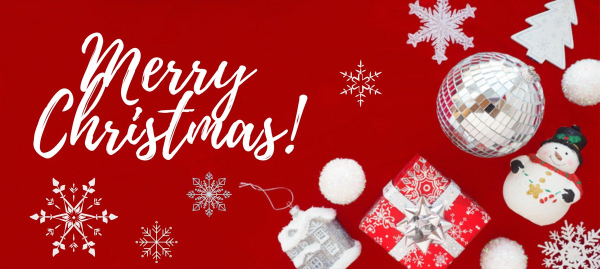 OckerAccounting's tweet photo. Merry Christmas!  We are closing at noon today, December 23rd, and will reopen on Tuesday, December 28th at 8am. https://t.co/pkNuUTLao1