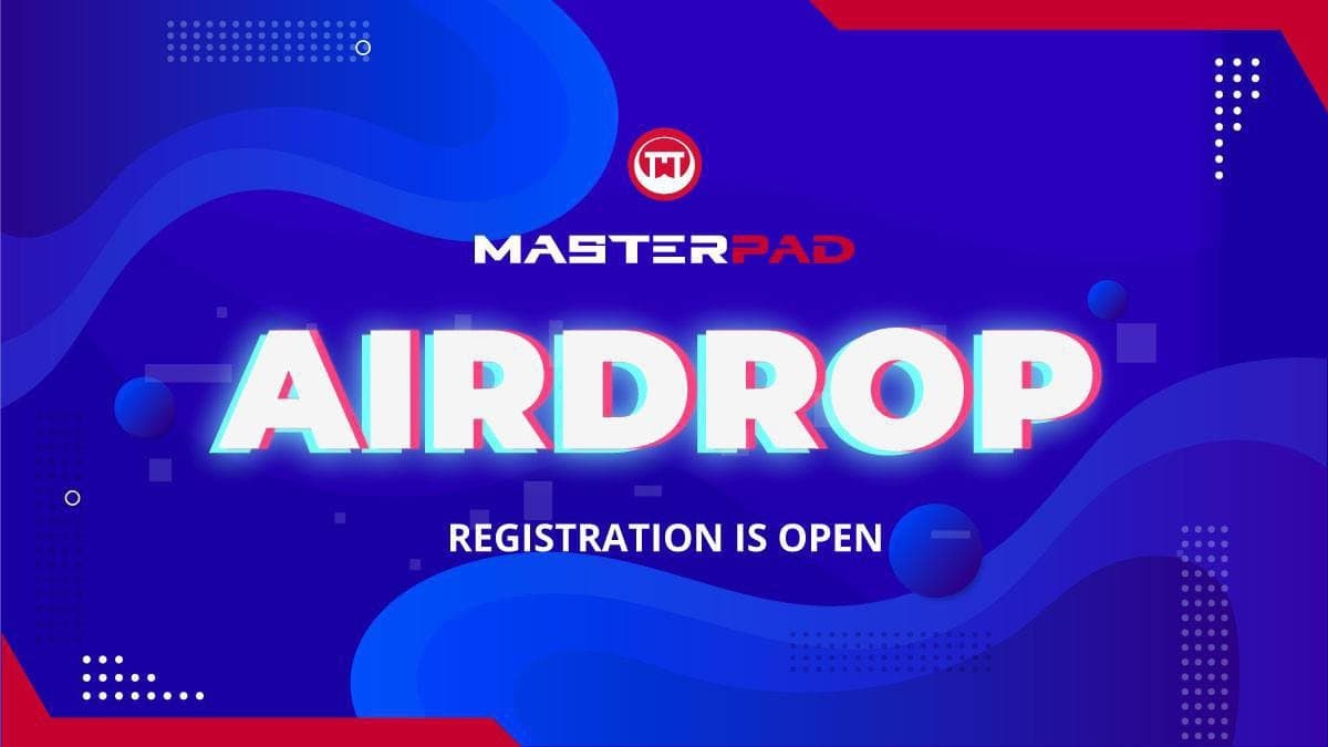 New Airdrop: MasterPad Airdrop
Reward: 833 tokens (~$50)
Distribution date:30 December,2021

🔗 Airdrop Link: t.me/Master_PadAird…

-Complete all tasks of the airdrop
-Submit your BSC wallet address
-600 lucky people will receive

-Top 10 referrals will receive 200,000 MAST