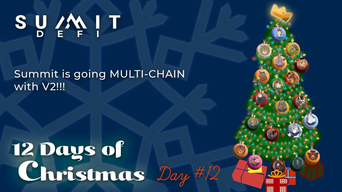 Summitdefi's tweet photo. That's right! We go MULTI-CHAIN!🔥
Another Christmas Card with chance to win $100 and another info about V2! 👀
If you want to win $100 just like, retweet and tag 2 people in the comments 🎉
*You can't tag people you tagged earlier*
$FTM $ETH $BTC @FantomFDN https://t.co/BrAyjyoheZ