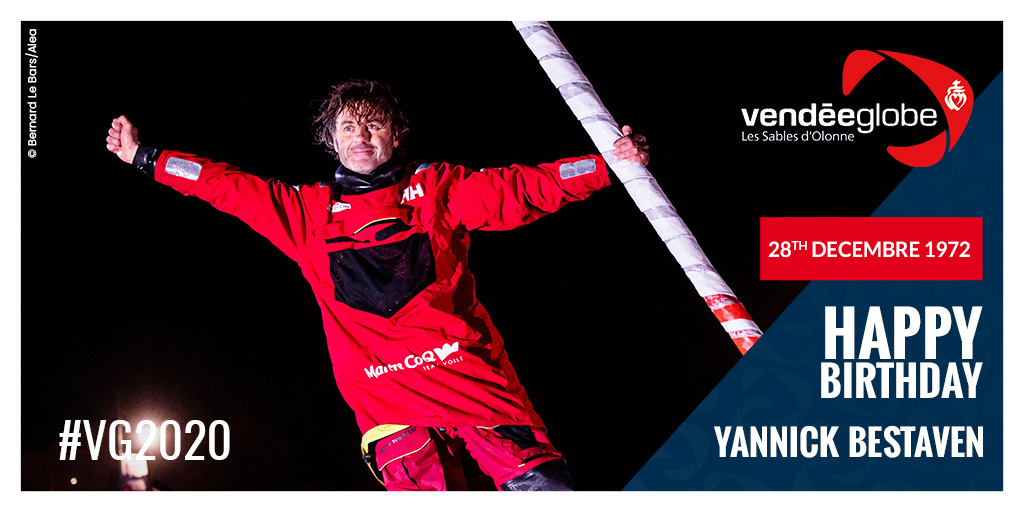 VendeeGlobeENG's tweet image. [Birthday 🥳]
All the Vendée Globe team wishes a happy birthday to @YannickBestaven, winner of the #VG2020 ! 🎉