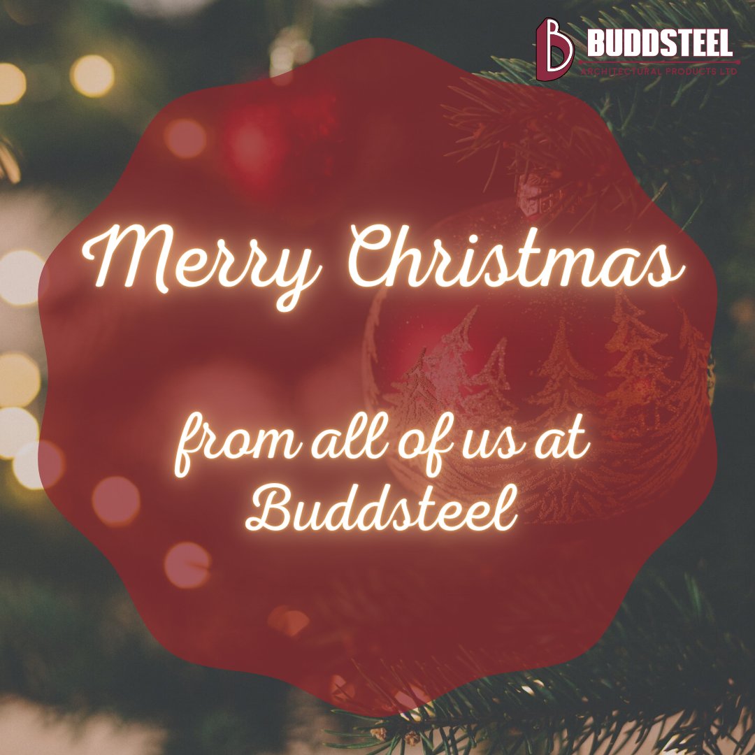 Merry Christmas from all of us at Buddsteel!
#buddsteel #MerryChristmas #Christmasblessings