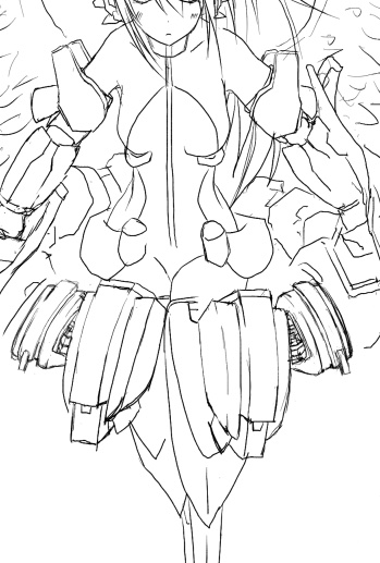 ちまちま描いてる。 