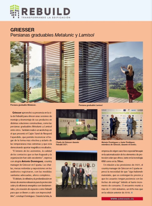 GriesserIB's tweet photo. 🚨Salimos en #Vidrioperfil incluso en la publicación realizada en lationamérica con nuestras #persianas graduables Metalunic ® y Lamisol® 👉https://t.co/ktY1PQIGP1
#OneGriesser #Inspiredbythesun #Griesser #protecciónsolar #controlsolar #metalunic #lamisol @Vidrioperfil https://t.co/eqP94n5pAA