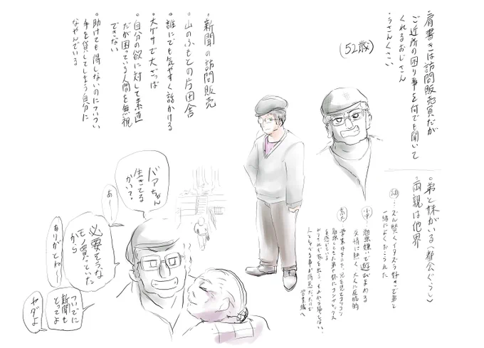 今話してるキャラ:肩書は訪問販売員だがご近所の困りごとを何でも聞いてくれるおじさん(サラ) #ボコしあい宇宙 