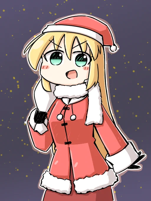 マキマキワンドロ「サンタ」
#弦巻マキ深夜の真剣お絵描き60分勝負 #ツルマキマキ 