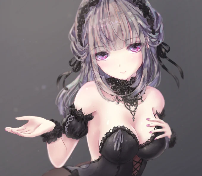 自分が今まで描いたことないタイプの衣装の子になります

描き中 