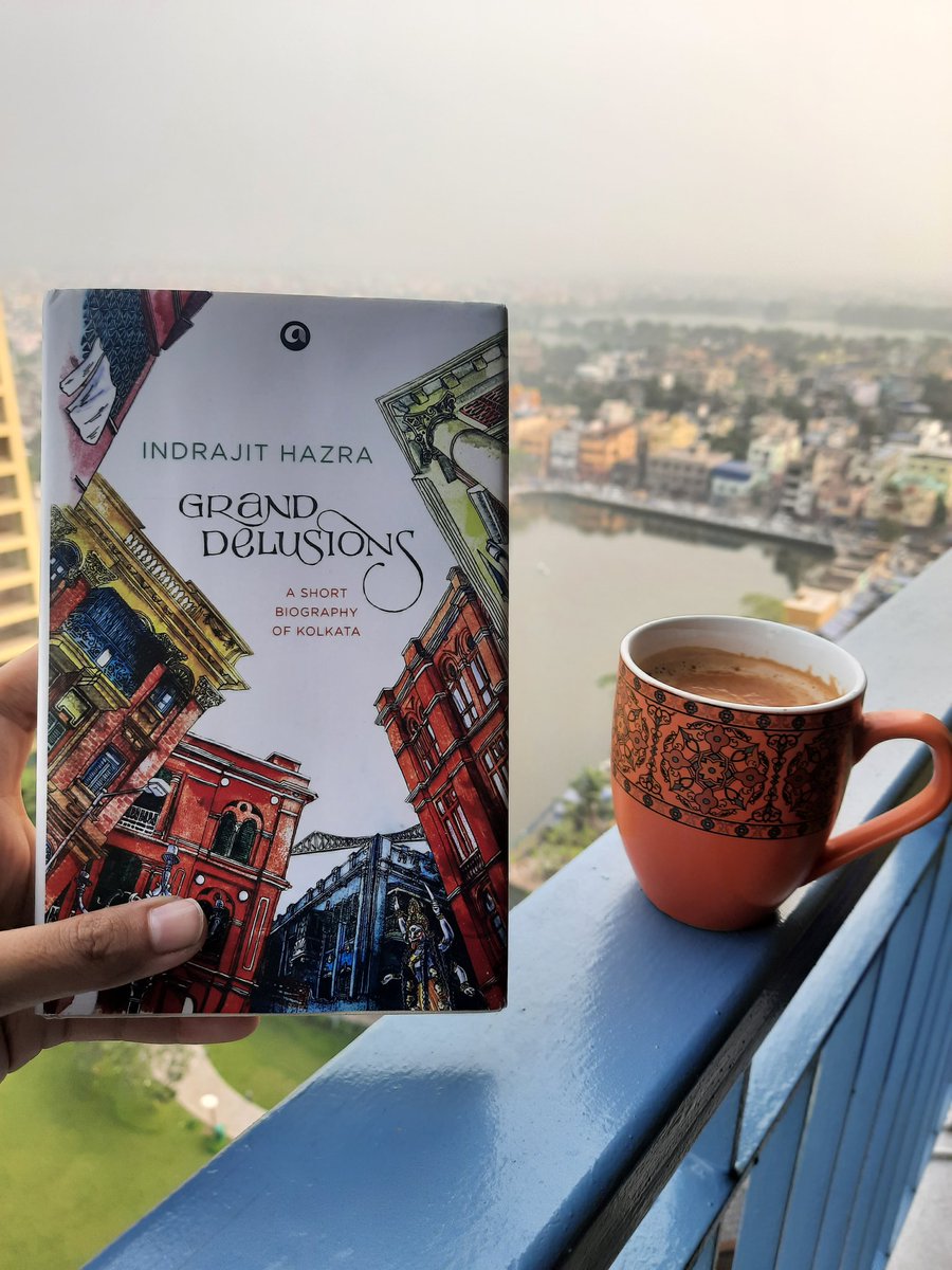 thepostbook's tweet photo. Book 69 of 2021 (23-Nov): Grand Delusions by Indrajit Hazra

@HTBrunch @AlephBookCo 

Enjoyed reading this short and beautifully blended biography of the city of Kolkata.
https://t.co/5Pvt5OdFRb

#Kolkata #brunchbookchallenge2021 #HTBrunchBookChallenge #Calcutta https://t.co/tXf8gSwFXo