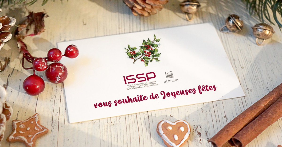 ISSP_uOttawa's tweet photo. L'ISSP vous souhaite des joyeuses fêtes !
#isspscience #uOttawa https://t.co/MGDB9mgrlH