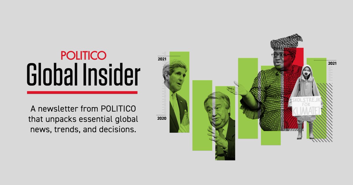Global Insider: Your guide to understanding the news and trends happening beyond your borders, without having to travel further than your inbox. Subscribe today.
politico.com/newsletters/gl…
