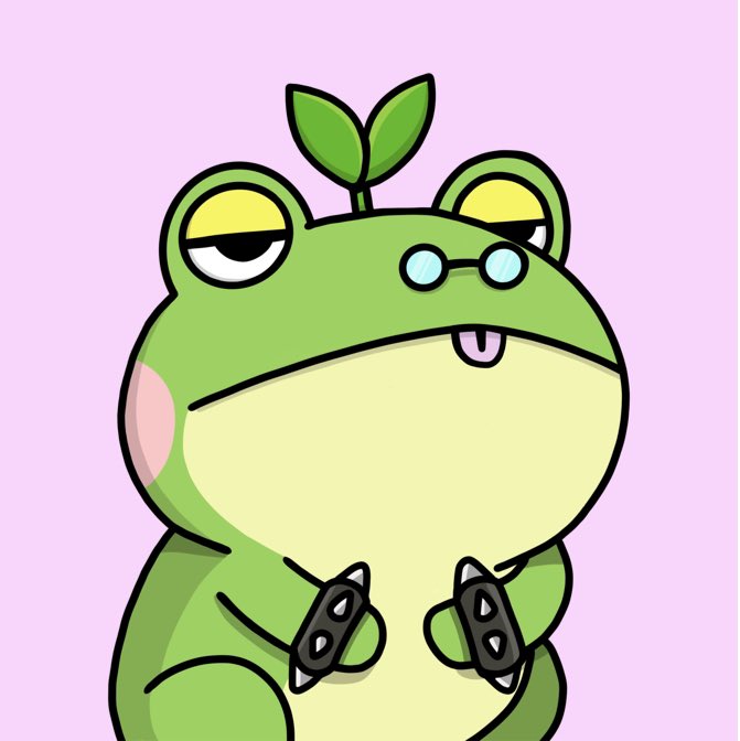 pretty happy with my <a href="/HappyHoppersNFT/">Happy Hoppers Club 🐸</a> 🐸 #cardanonft #nfts