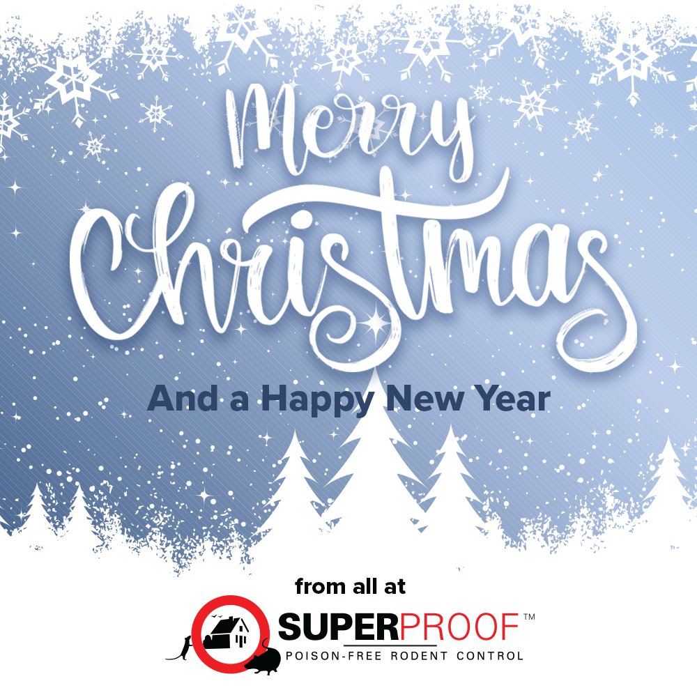TeamSuperProof's tweet photo. We hope you have a great Christmas and a happy New Year!
For mouse proofing across London and the South East, call 0808 133 2330 for a free quote or email superproofme@superproof.co.uk
#mice #mousecontrol #getridofmice https://t.co/Jj3Ei9AVGF