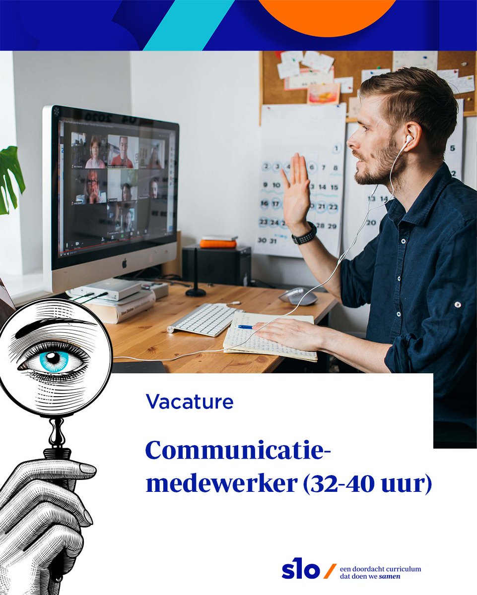 Ben jij een communicatiemedewerker die met een team van experts een bijdrage wil leveren aan het actualiseren van de kerndoelen en examenprogramma’s voor alle leerlingen? 

Dan is dit jouw baan!
Meer info en reageren 👉 bit.ly/3Btw6LC