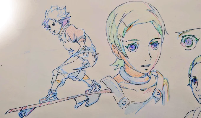 慣れないキャラデザむず 
