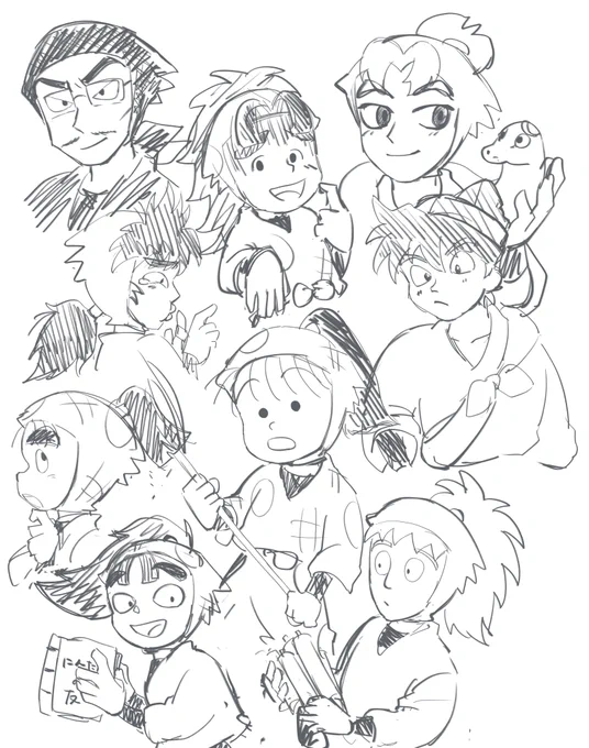 がっさがさに落書き 