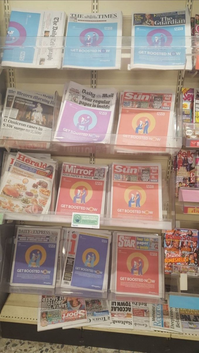 EstulinDaniel's tweet image. What are the chances that EVERY newspapwr in England would have the same cover!! 1984 you say? Yes