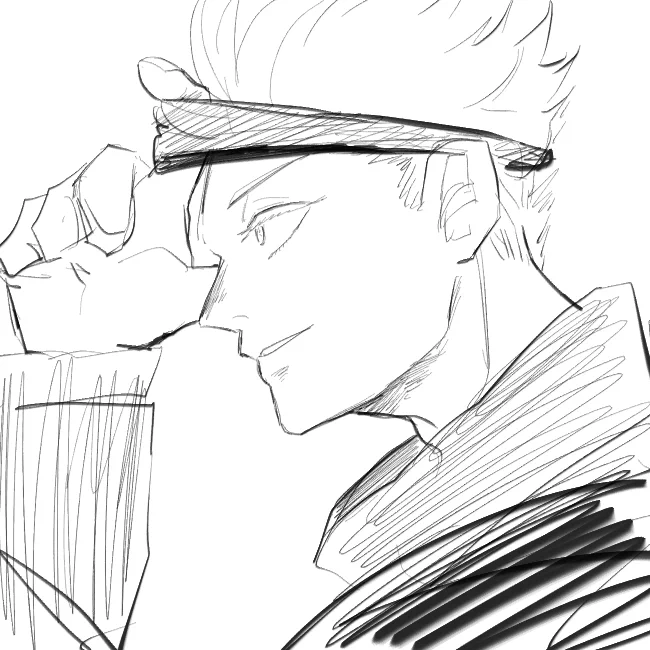 初めて描いたけどむっず 