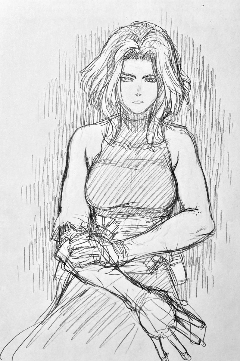 ラフ描き、レディ・ナガン 