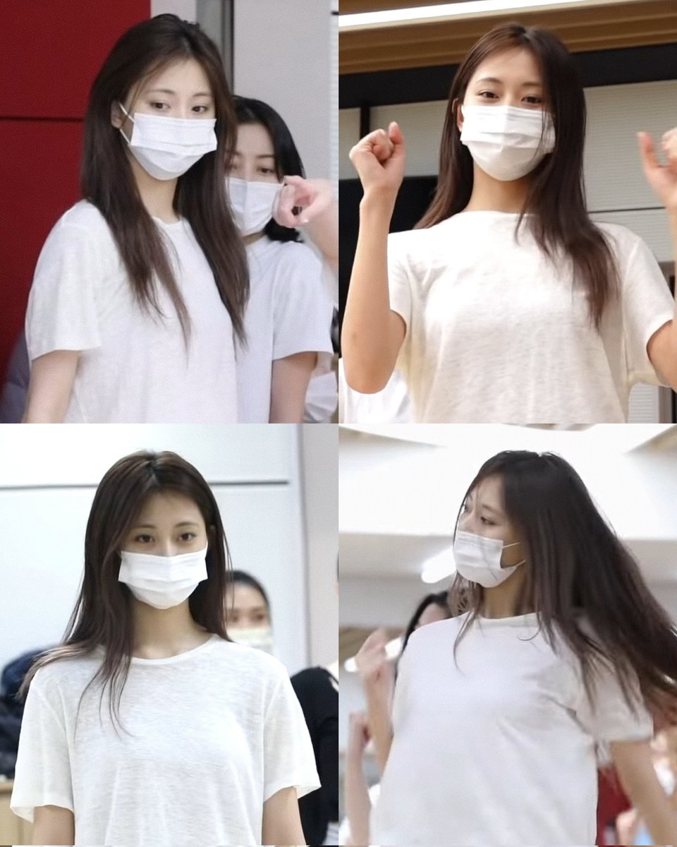mablesthetic's tweet photo. Tzuyu in a white simple tee https://t.co/NUEGjqvwjW