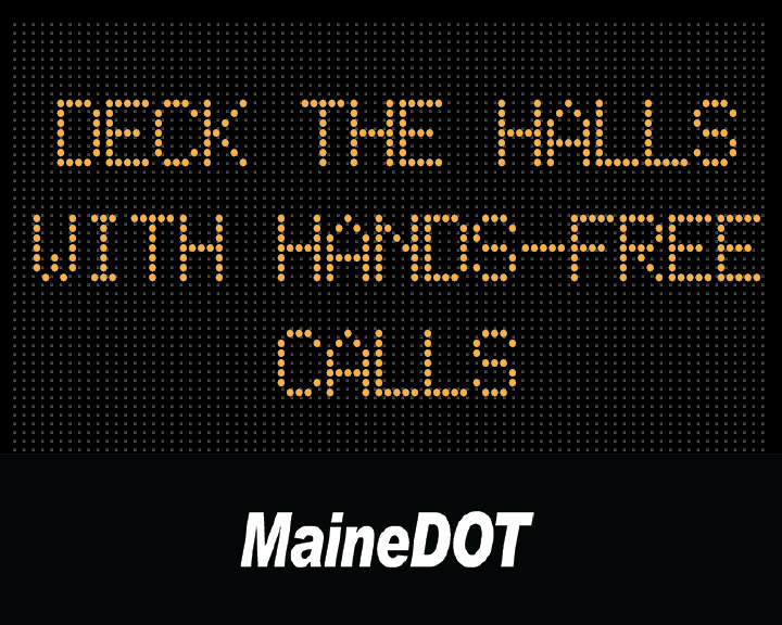 MaineDOT1's tweet image. No seatbelt? What's HO-HO-HOlding you back?