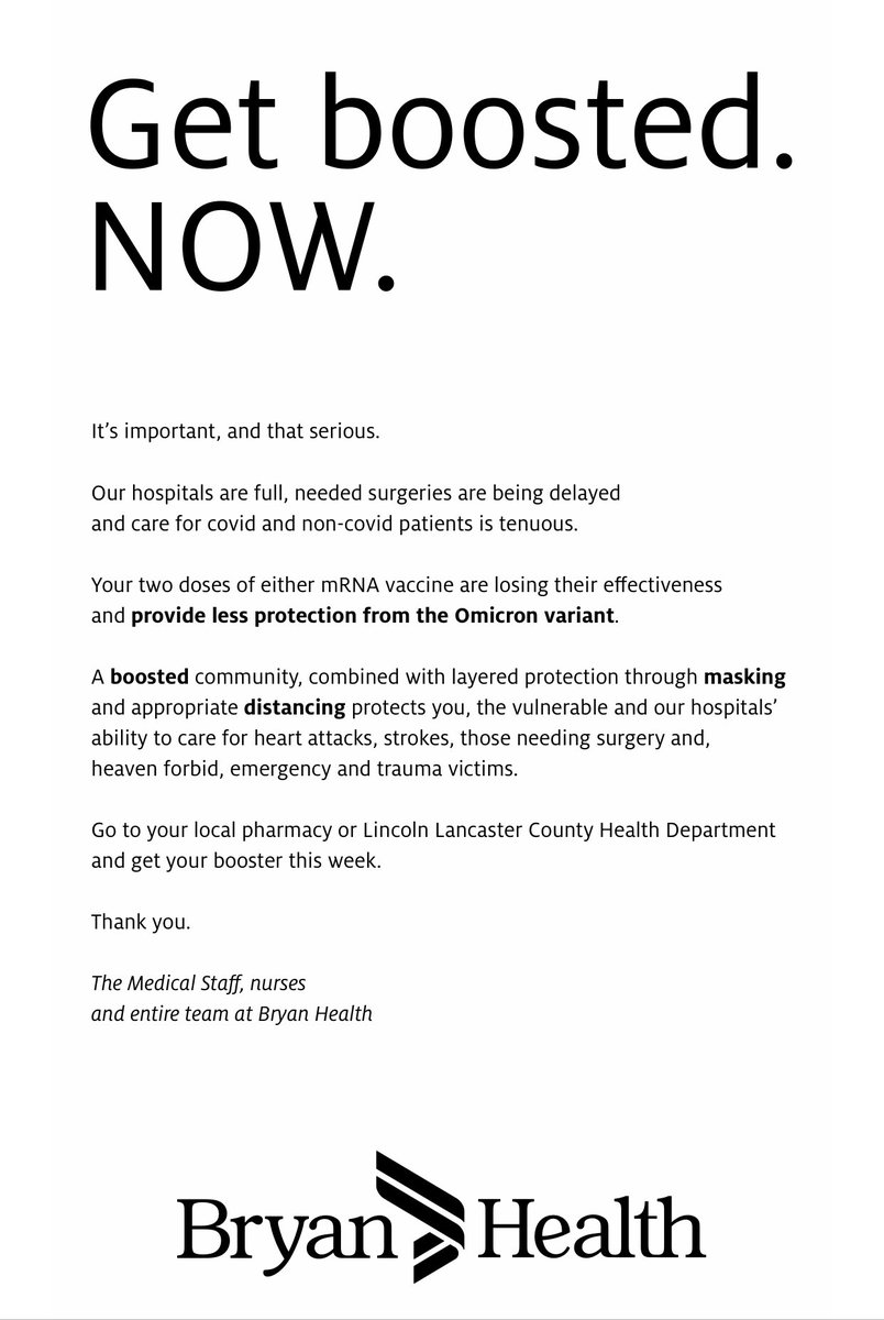 Bryan_Health's tweet photo. It’s that serious. https://t.co/EO2NojlXQg