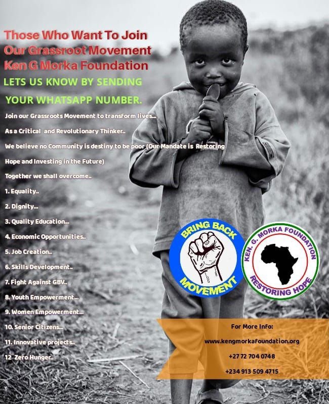 KenMorka75's tweet photo. Join us grassroots leaders  to fight against Pandemic of Poverty.. #kengmorkafoundation.. let’s focus on how we can #BuildTheWill to end poverty, racism, economic exploitation, xenophobia, suppression, etc.. For No Community is destiny to be poor… #GrasssrootsMovement. https://t.co/xQc6Y9URfL