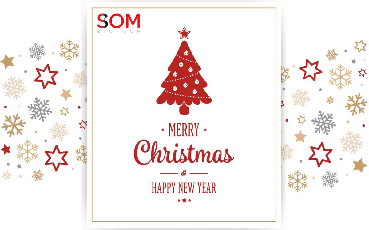 Our Newsletter for Q4 of 2021 has been launched. Find it here lnkd.in/eJdpu2Pb
You can subscribe to receive the latest updates on SOM Biotech via the newsletter, clicking the button "Subscribe" at the end of our webpage.
We wish you a Merry Christmas and a Happy New Year!