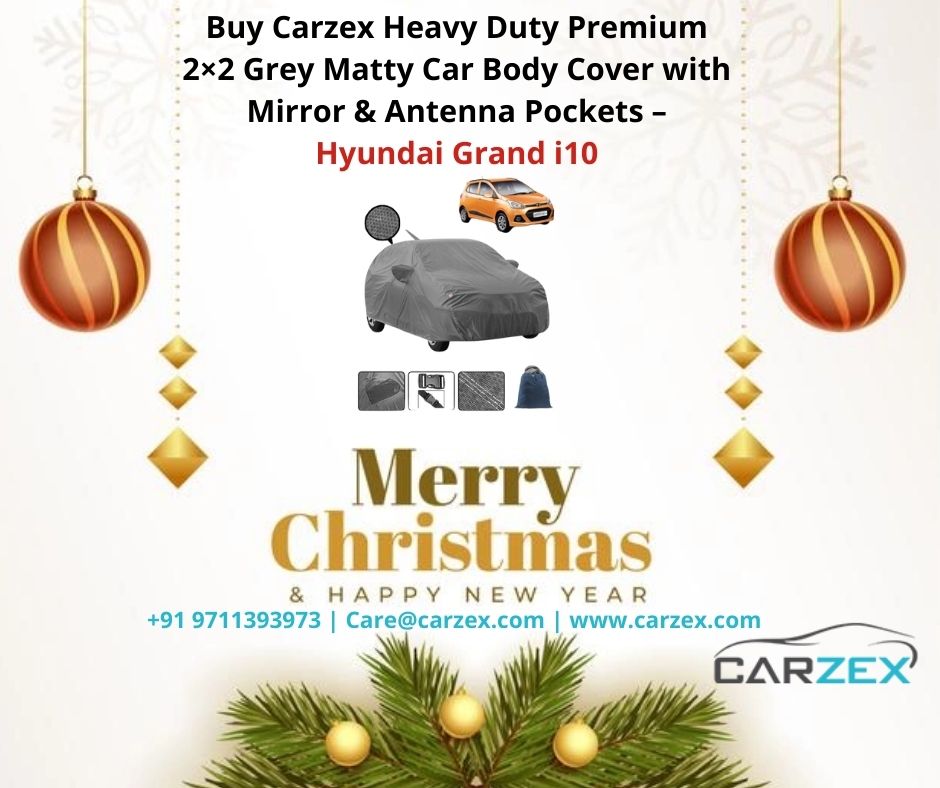 carzexdotcom's tweet photo. Buy Carzex Heavy Duty Premium 2×2 Grey Matty Car Body Cover with Mirror &amp; Antenna Pockets – Hyundai Grand i10

Proceed - https://t.co/qrDCFvmSPj

#carbodyshop #carzex #Scootercover #caraccessoriesshop #car

#Christmas #christmas2021 #christmastime #christmasgifts #christmastree https://t.co/AKRtBq49xJ