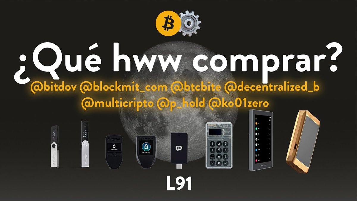 lunaticoin's tweet photo. 4/ Para quien le interese el análisis en profundidad de las wallets:
@Ledger
@Trezor
@COLDCARDwallet
BitBox02 de @ShiftCryptoHQ
o SpecterDiY de @SpecterWallet
el #L91 de de hace 1 año sigue estando vigente
🟡 https://t.co/qlZ3QFXWG2 https://t.co/USKbvBJ40t