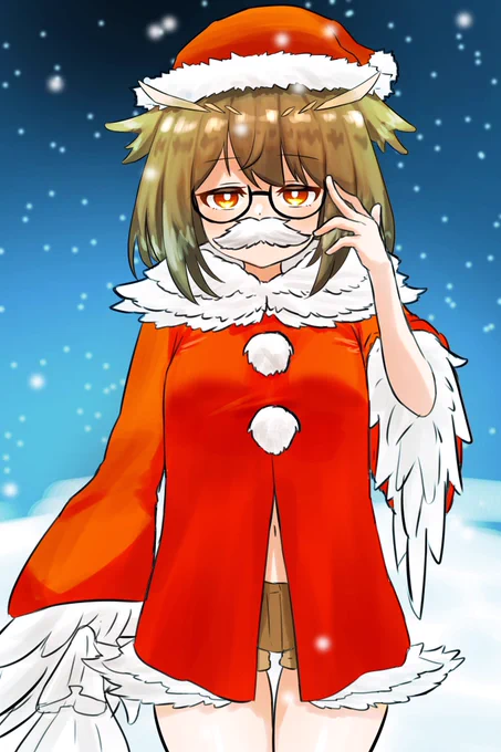 #アークナイツ 
🦉サンタさんだよ…じゃよ 