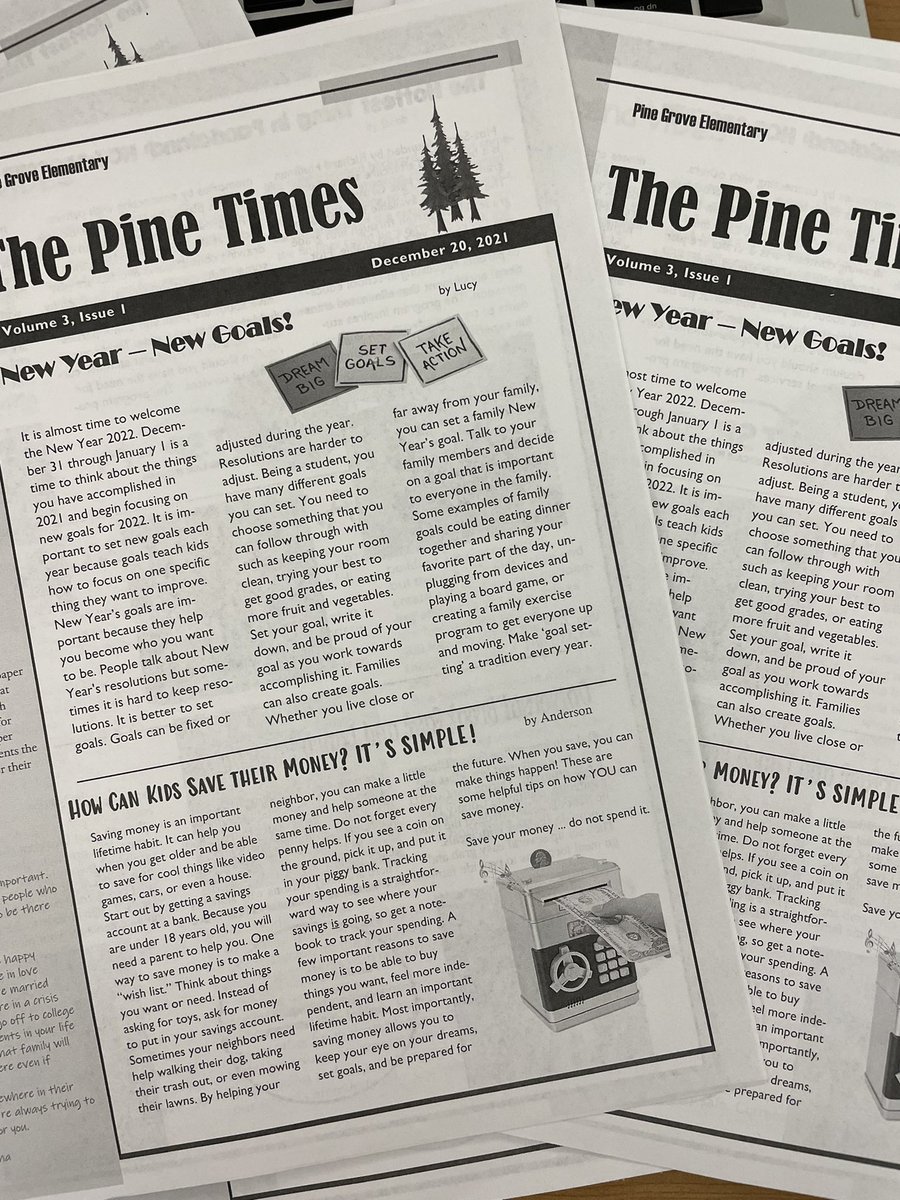 PGE students did it again!  awesome issue of The Pine Times🐼 <a href="/PineGrove_BCPS/">Pine Grove Elementary</a>
