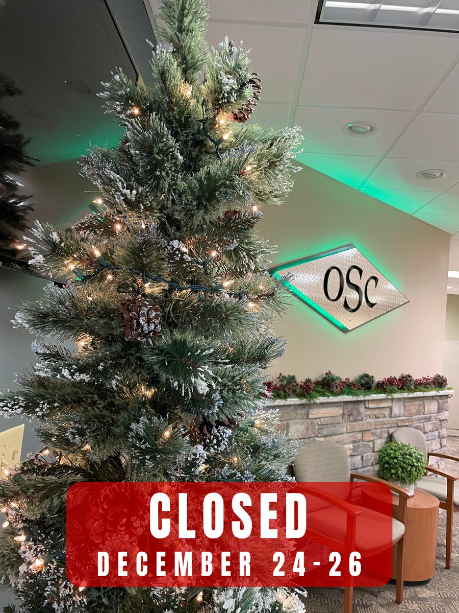 OxygenServiceCo's tweet photo. Merry Christmas to all! We hope everyone has a jolly time with family and friends!

*** IMPORTANT ***
We will be closed December 24-26. Thank you for understanding! https://t.co/bE6FKJkqtG