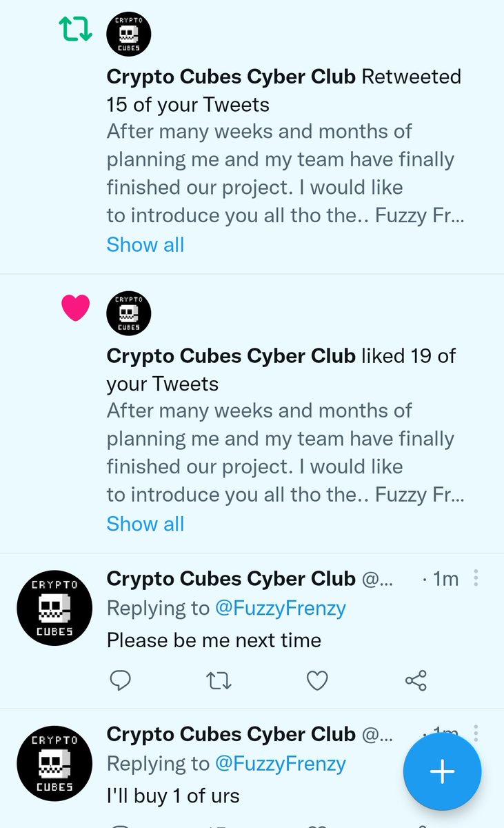 FuzzyFrenzy's tweet photo. Just wanna Clarify, liking, retweeting and commenting on all our posts won't get you Free NFTs unless we specified for you to do that to enter a Giveaway. 😐😑😐 https://t.co/d1tTFiURP4