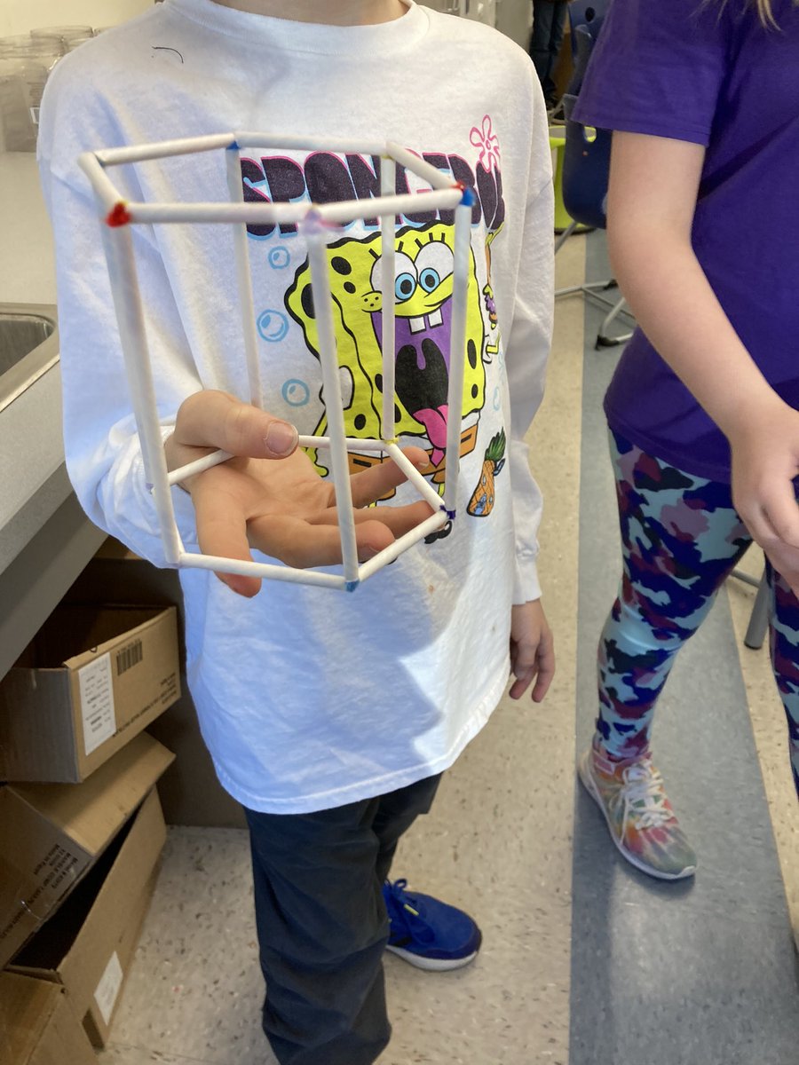 aldousmb's tweet photo. Super excited to share this fifth grade innovation lab challenge! They used paper straws and pipe cleaners to made as many different forms as they could. Amazing thinking, collaboration and problem solving @NorthColonieCSD @SouthgateES https://t.co/of9S95a31y