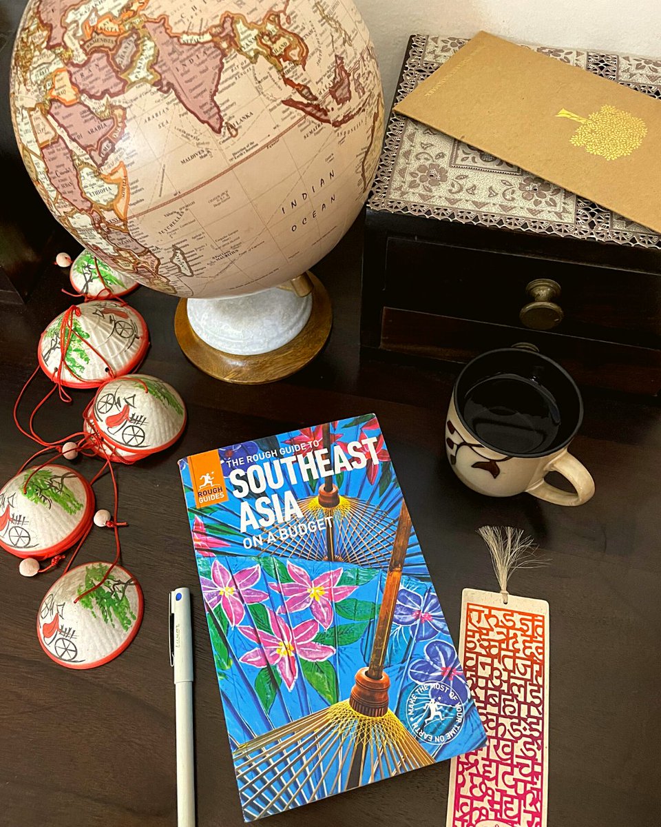 thepostbook's tweet photo. Book 73 of 2021 (17-Dec): Southeast Aisa on a budget by @RoughGuides

@HTBrunch

Traveling through the pages of this Rough Guide that took us through 12 South East Asian countries.
https://t.co/HnIaqg4pwg

#BrunchBookChallenge  #BrunchBookChallenge2021 #HTBrunchBookChallenge https://t.co/oQ6a3FoPV8