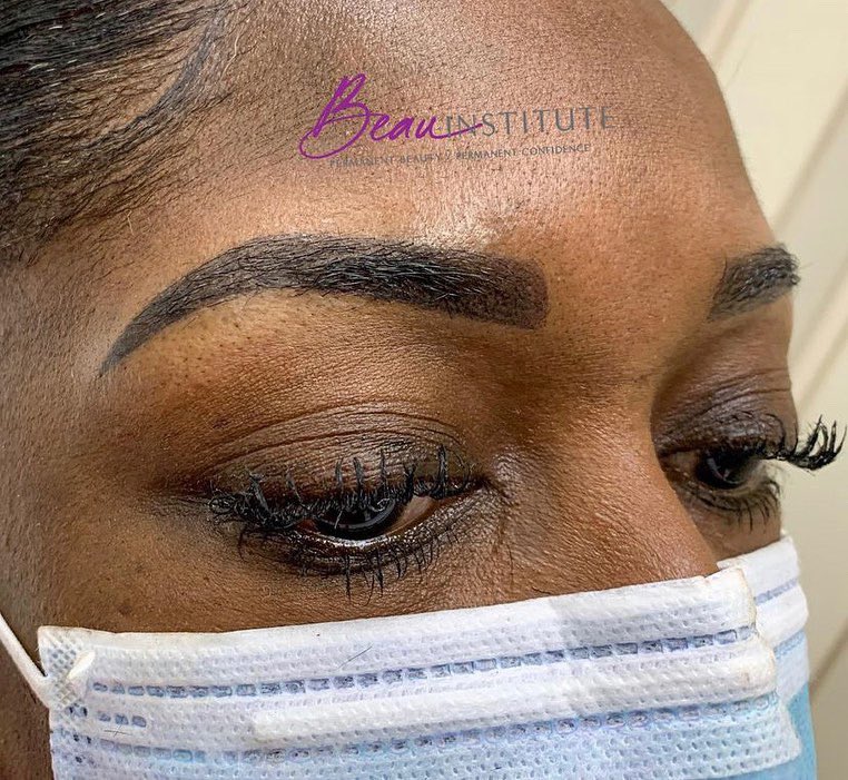 What do you think about these #PowderBrows by our fabulous PMU Practitioner Joan O’Donnell?

🎨 Bold Brown &amp; Ebony
🪄 @nouveaucontourusa machine with 3 micro 18.
👩‍🎤 Joan O’Donnell
📍 #CherryHill, NJ.

Want beautiful &amp; natural-looking brows? Tap here bit.ly/3ek0ptN.