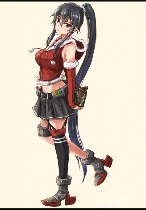 うちだけ実装クリスマスmodeな矢矧 
#艦これ #矢矧 