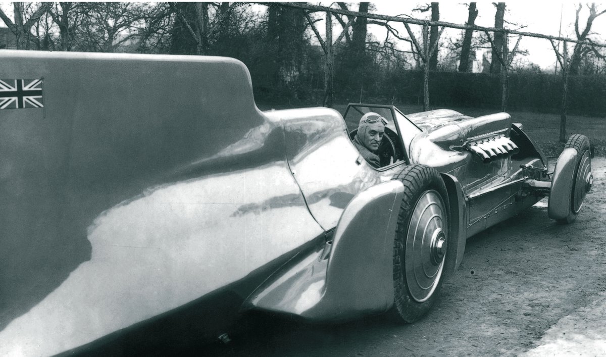 SIR MALCOLM CAMPBELL IN THE BLUEBIRD