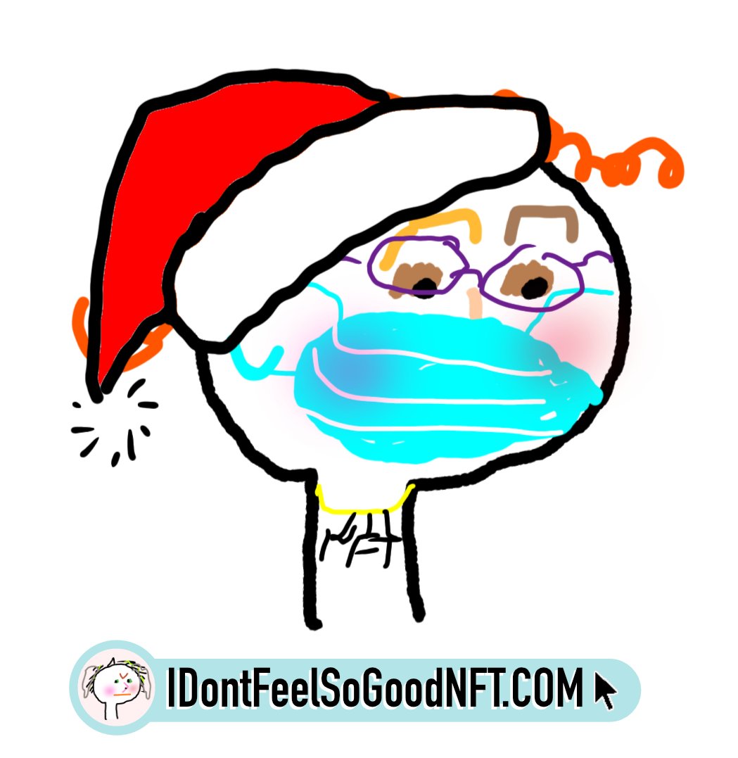 IDontFeelSoG's tweet photo. Omicron...so contagious you wear a mask even when alone. Happy holidays!

NFT artwork by 8-yr-old artist Mimi

https://t.co/YXfStLQh7x

#nfts #nft #nftart #nftartist #nftcollector #cryptoart #digitalart #nftcommunity #nftshill #NFTdrop https://t.co/lilQDVSw2w