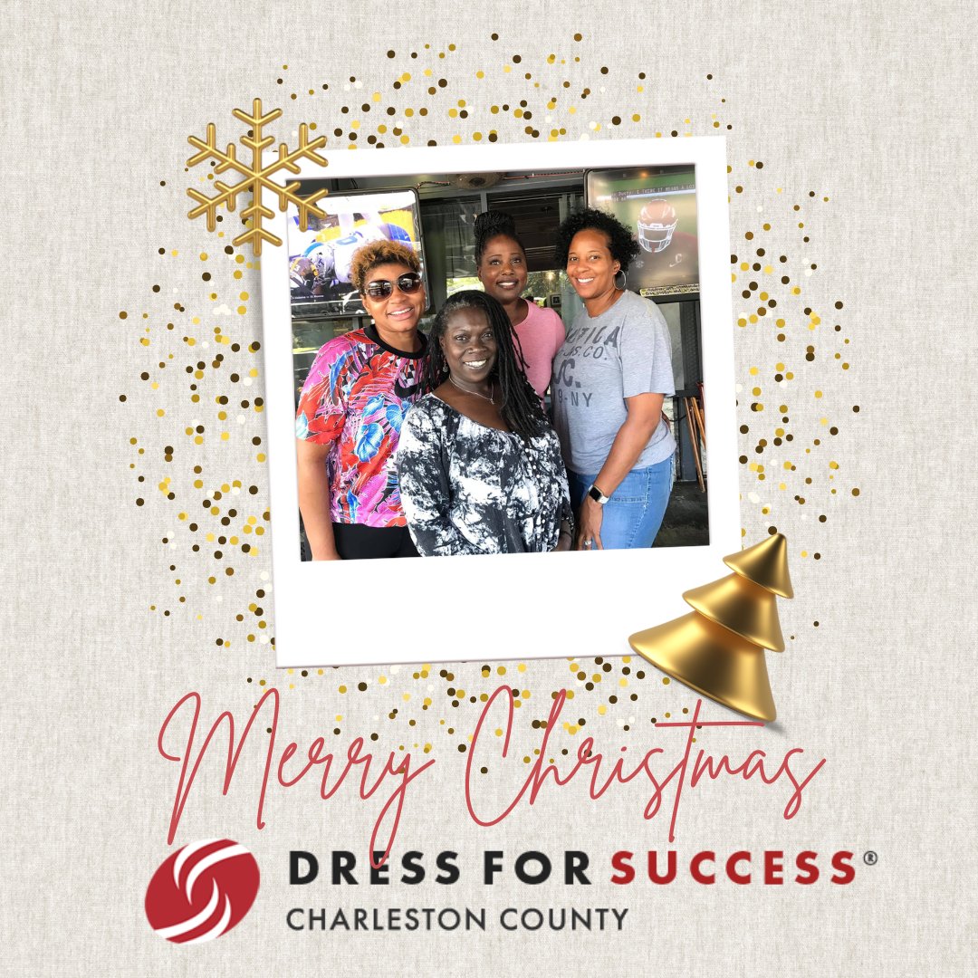 Merry Christmas from Dress for Success Charleston County. We wish you a blessed holiday season. 🎄dfscharleston.org #MerryChristmas #chs